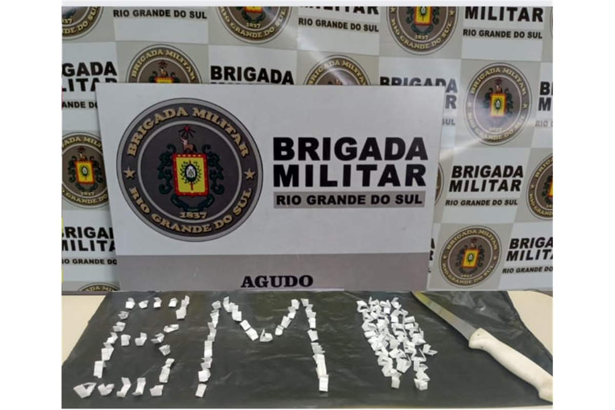 Brigada Militar apreende drogas em Agudo